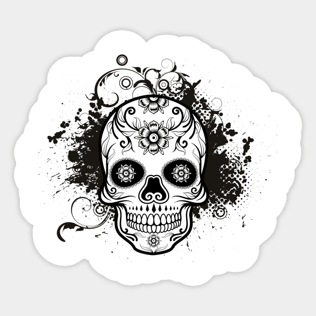 skull Sticker by Silemhaf